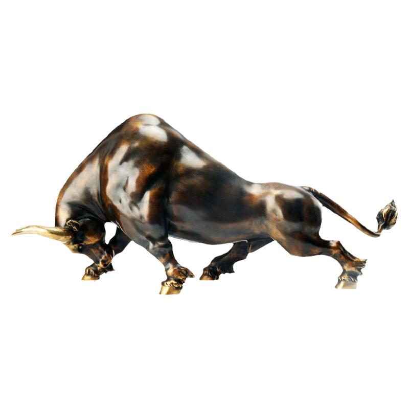 阿斯蒙迪陳金慶青銅公牛擺件生肖牛生日禮華爾街牛擺件高級商務(wù)禮