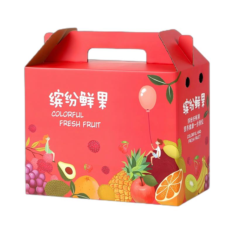 【承俊包装】水果礼盒包装盒空盒高档手提苹果橙子火龙果定制批发