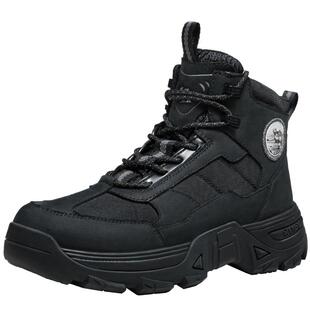 【骆驼指南针】男鞋2026春季户外徒步厚底抓地防滑工装迷彩作战靴