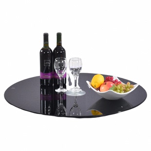 烤漆餐桌转盘钢化玻璃转盘底座饭桌餐桌玻璃转盘圆桌钢化玻璃家用