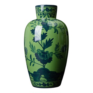 不止家居“意式东方”古董花瓶系列/Richard手绘“繁花旺宅”摆件