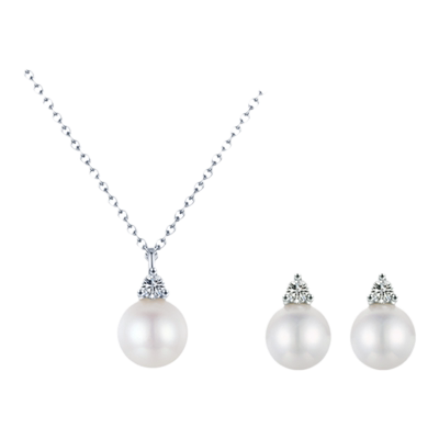 锆石淡水珍珠戴妃纪念款