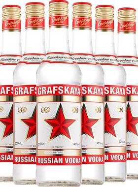 Grafskaya进口伏特加500ml×6瓶