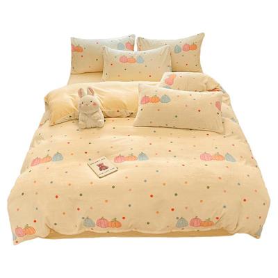 2024秋冬新款可爱牛奶绒四件套