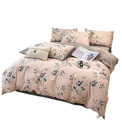 60支长绒棉全棉被套双人被罩