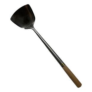 香港阿能代购陈家锅勺子锅铲套装木柄不锈钢炒铲勺子家用炒菜