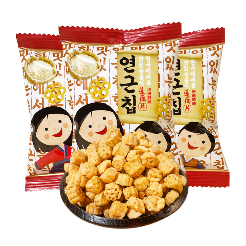 铭真铺子韩式莲藕片网红休闲食品