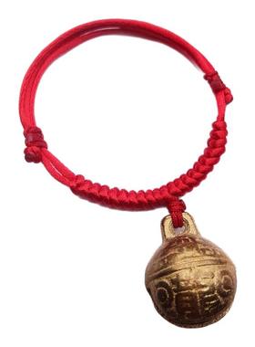 有声虎头学步铜铃铛防踢被红脚绳