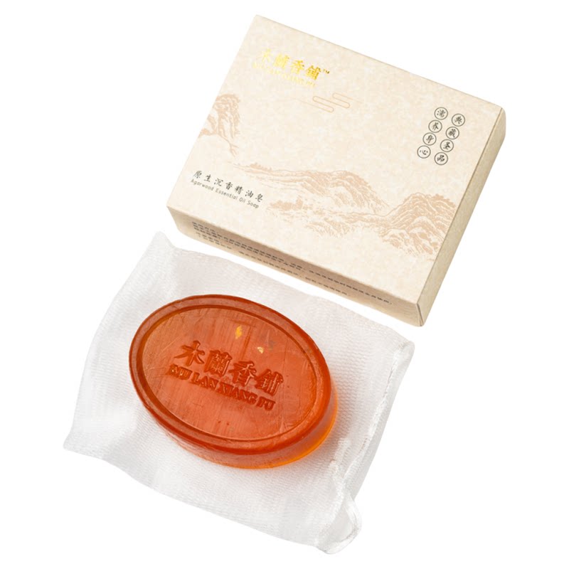 仙源沉香精油手工皂100g木香