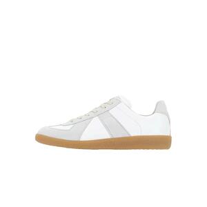【自营】Maison Margiela/马丁马吉拉法国女款白色拼接皮革运动鞋