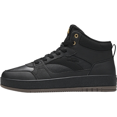 安踏高帮板鞋男鞋厚底增高运动鞋