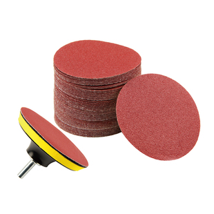 5寸植绒砂纸片125mm手电钻打磨机背绒砂纸自粘式木工打磨抛光沙纸