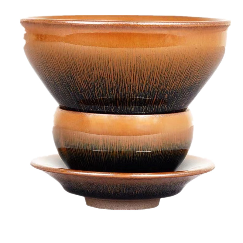宋代点茶建盏斗茶套装大号中式大建盏