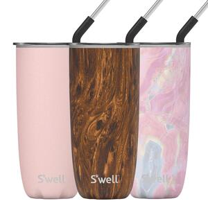 Swell吸管杯2024新款保温咖啡随行大容量颜值水杯子男女生不锈钢