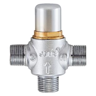 乔斯太阳能热水器/电热水器/燃气热水器三通切换阀冷热控制恒温阀