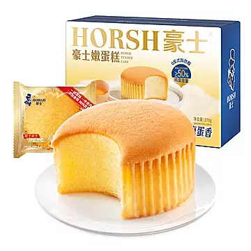 豪士嫩蛋糕370g*1箱【约11包】
