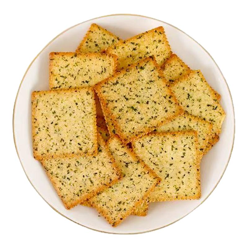 海苔薄脆饼干超薄咸味独立网红休闲解馋小吃追剧食品整箱批发零食