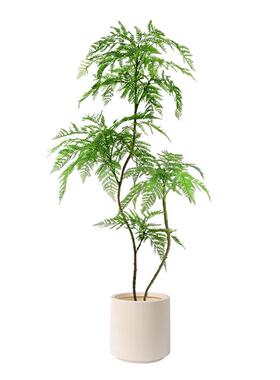 仿真绿植蓝花楹室内盆栽大型假树