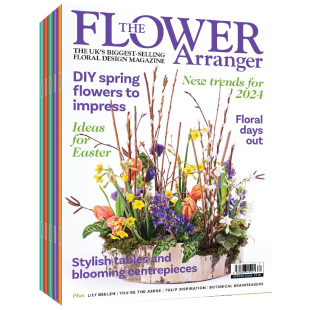 【单期/外刊订阅】The Flower Arranger 2026年订阅4期 英国花艺插花艺术杂志 流行花艺趋势设计师作品国外期刊