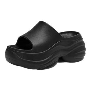 8cm增高拖鞋女夏季可外穿厚底踩屎感eva凉鞋沙滩鞋户外矮子乐居家