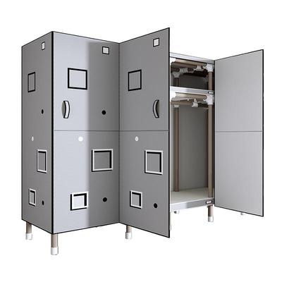 开门式简易衣柜美凯惠大容量收纳