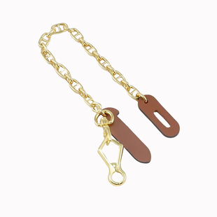 匠心精品适用于爱马仕herbag皮插销包盖锁扣链mini 31/39插片包链