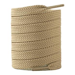 适用于李宁板鞋扁平鞋带绳运动帆布篮球跑鞋白色卡其黑色鞋绳灰色