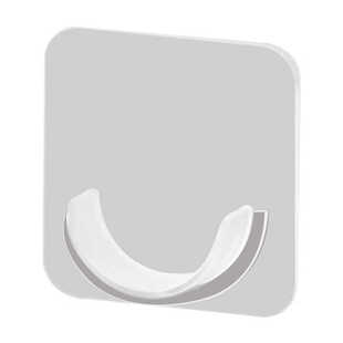 伸缩杆固定托免打孔浴帘杆座器粘贴挂钩u型无痕挂杆托门帘杆支架