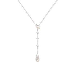 ASTRALIS·隐星｜拉丝水滴星芒Y字项链女高级长款通勤毛衣链新款