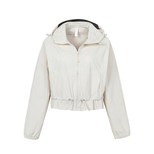 annerun凉感防晒衣女款2026新款防紫外线连帽薄款外套宽松上衣潮