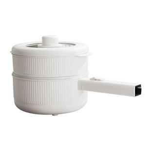 华生电煮锅小型多功能一体小电锅学生宿舍不粘煮面家用蒸煮炒火锅