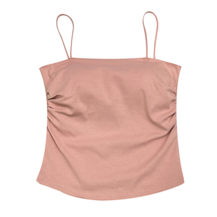 纯欲白色褶皱纯棉小吊带抹胸背心女舒适显瘦修身辣妹内搭美背内衣