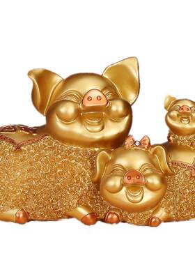 金猪家居装电视柜婚庆开业礼品