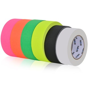 影视荧光布基胶带摄影剧组标记道具大力胶布影楼影棚专用防水胶条