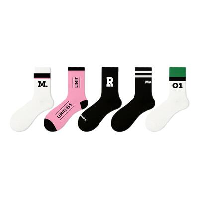 袜咔袜咔保暖男女棉中筒袜