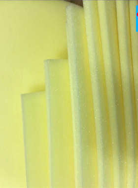 HM/杭美海绵低密度黄色软海绵吸水专用吸油软包填充加厚软海绵垫