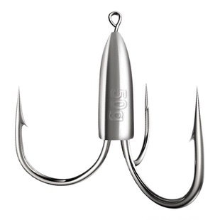 三爪锚钩路亚新型锚钩带铅三本钩刀尖矛鱼钩3爪子专用钩毛鱼钩子