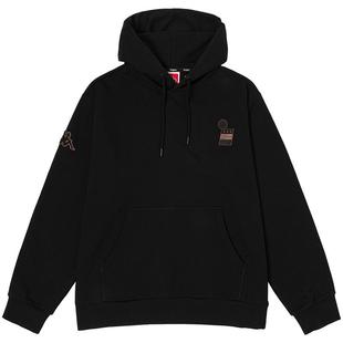 Kappa卡帕背靠背针织套头帽衫男春秋运动卫衣休闲长袖套头帽衫