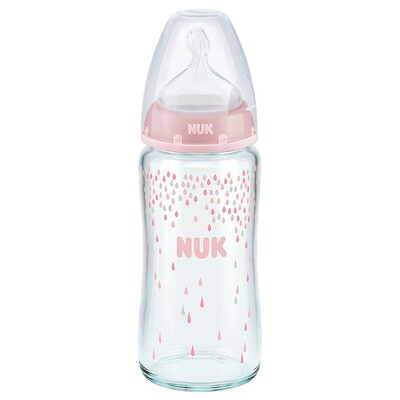 nuk直饮奶瓶防胀气吸管玻璃奶瓶