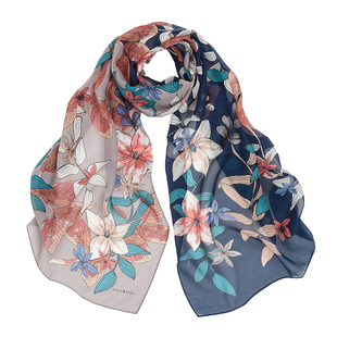 MARJAKURKI玛丽亚古琦真丝丝巾夏薄款纱巾披肩女外搭妈妈女友礼物