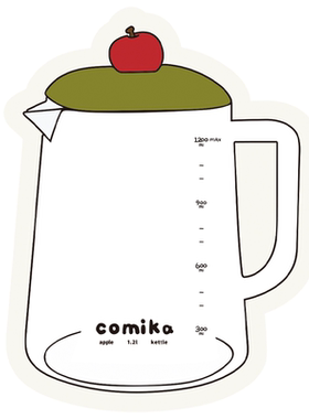 COMIKA冷水壶高硼硅大容量高颜值