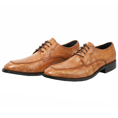 橡胶鞋底商务正装复古擦色耐磨