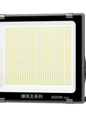led室外投光灯工地工作灯厂房车间广告牌射灯户外防水工程照明灯