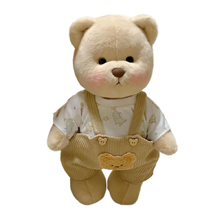 莉娜熊衣服Teddytales莉娜熊中号30cm网红绿宝宝毛绒公仔娃衣着替