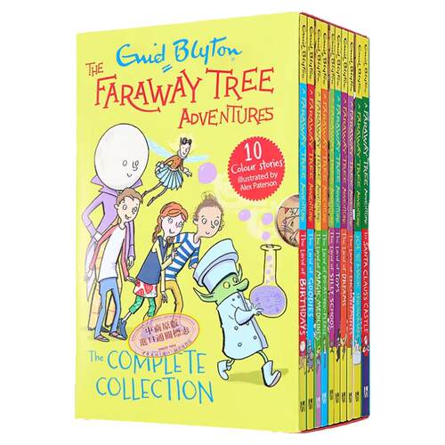 Enid Blyton 伊妮德布莱顿 遥远的树历险记10册套装The Faraway Tree Adventures 英文原版儿童探险故事小初文学 又日新