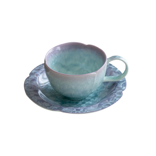 谦航窑变结晶釉咖啡杯女士个人专用陶瓷马克杯茶杯水杯高颜值杯子