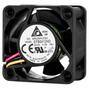 EFB0412HD台达4020大风量12V 0.12A机箱电源H3C交换机散热风扇4CM