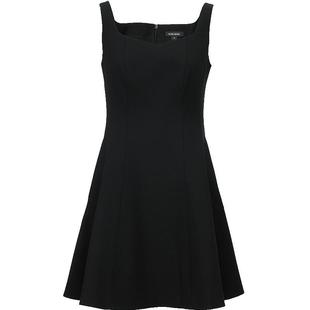 Vero Moda连衣裙26春季新款无袖收腰方领气质红色吊带裙32617A007