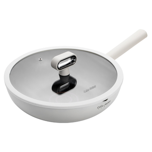 卡特马克北欧炒锅有钛陶瓷不沾锅厨房家用炒菜锅电磁炉燃气灶专用