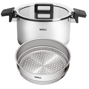 德国WOLL家用蒸锅小蒸笼304不锈钢蒸馒头电磁炉红点设计奖汤锅